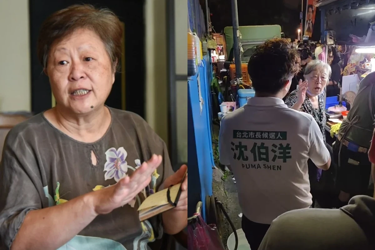 沈伯洋公館掃街被請吃蔥抓餅,老闆孫佩霞竟是台諜案牽線人。(資料照片、Threads @yankikikikikiki 授權提供)