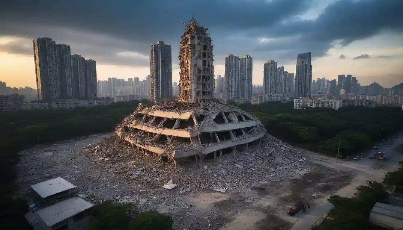 炸裂!中国楼市“43连跌”震碎底线-中国瞭望-万维读者网(电脑版)